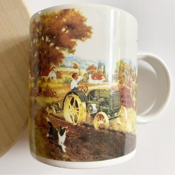 Vintage John Deere Farm Scene Mug - Picture 2 of 3
